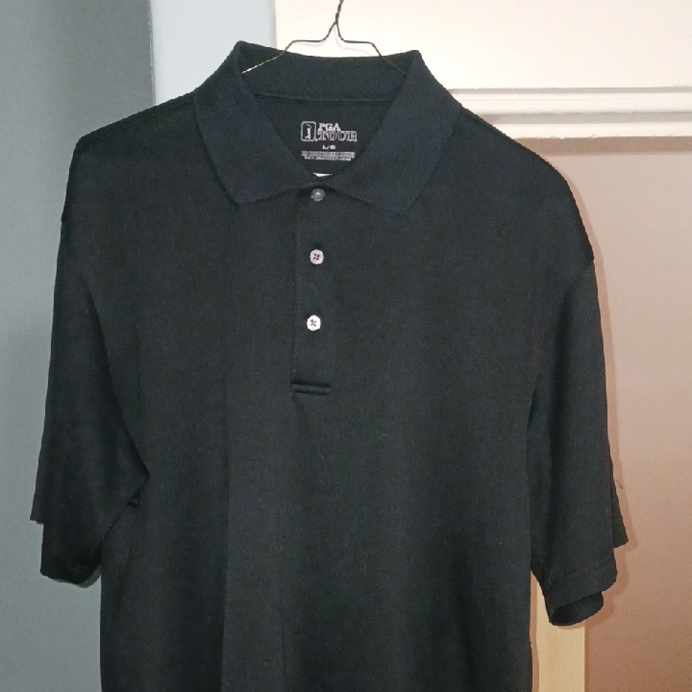 Men's Black Polo Shirt